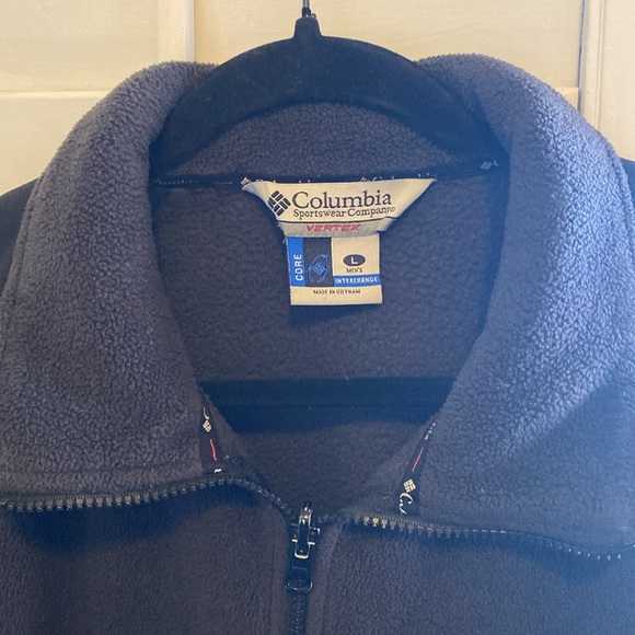 Men’s Columbia Vertex Black Fleece zip up Jacket - Picture 2 of 9